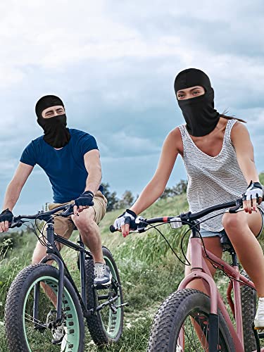 Geyoga 12-Pack Ski Mask Balaclava Full Face Cover - One Size, Black
