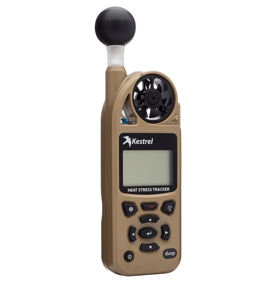 Kestrel 5400 Heat Stress Tracker Pro with Link, Compass and Vane Mount, Orange