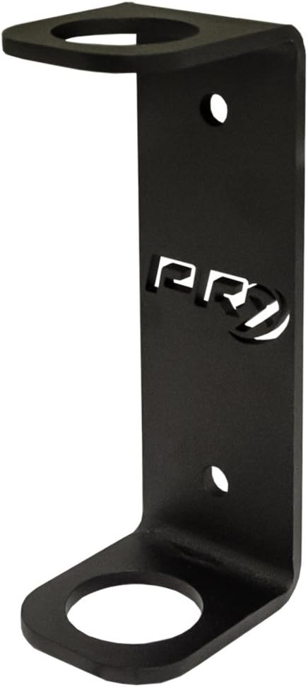 PRx Performance Vertical Barbell Storage Rack - Wall-Mounted, Space-Saving Single Weight Bar Holder for Efficient Organization in Home or Commercial Gyms, Durable, Easy to Install, USA Made, Black