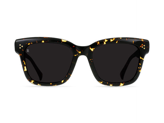 RAEN Breya Women's Square Sunglasses, Cosmos Tortoise/Dark Smoke, 54mm