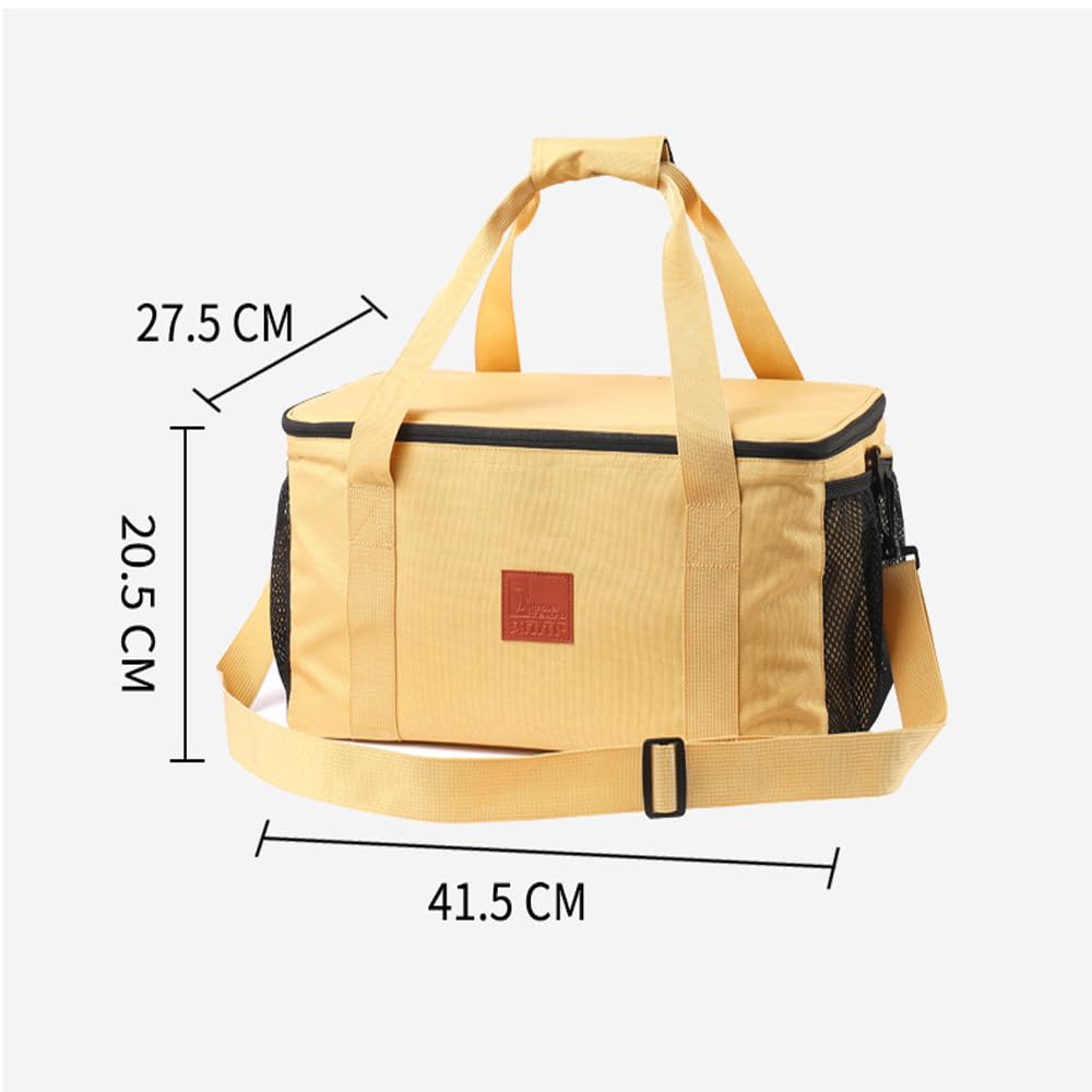 Jaugufiy Camping Cookware Storage Bag, Camping Cooking Utensils Organizer, Camping Storage Handbag, Barbecue Tool Storage Bag, Cookware Utensils Kit Travel Hanging Bag Outdoor Equipment Carry Bag