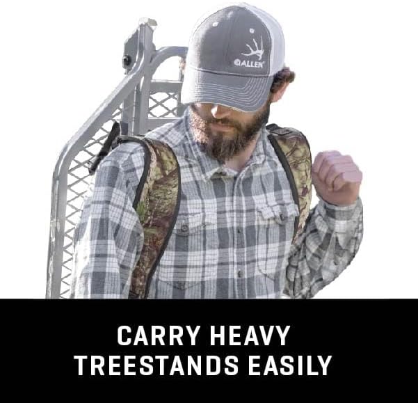 Allen CompanyVanish Instant Roof Tree Stand Umbrella - Large Umbrella with Realtree Edge Camo - Durable and Portable Hunting Umbrella and Blind