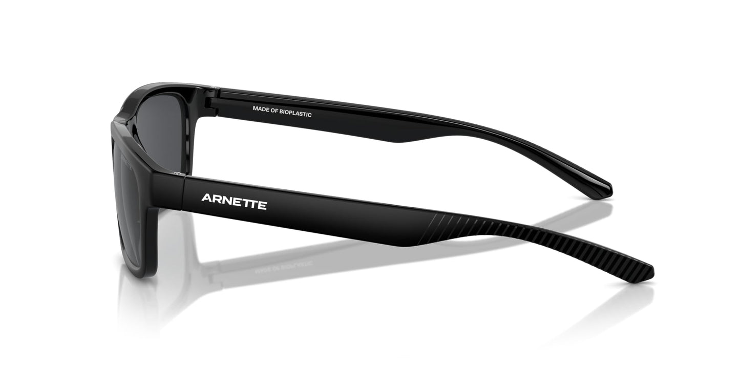 ARNETTE Sunglasses AN 4340 290087 Recycled Black Matte/Shiny/Dark Grey Policar