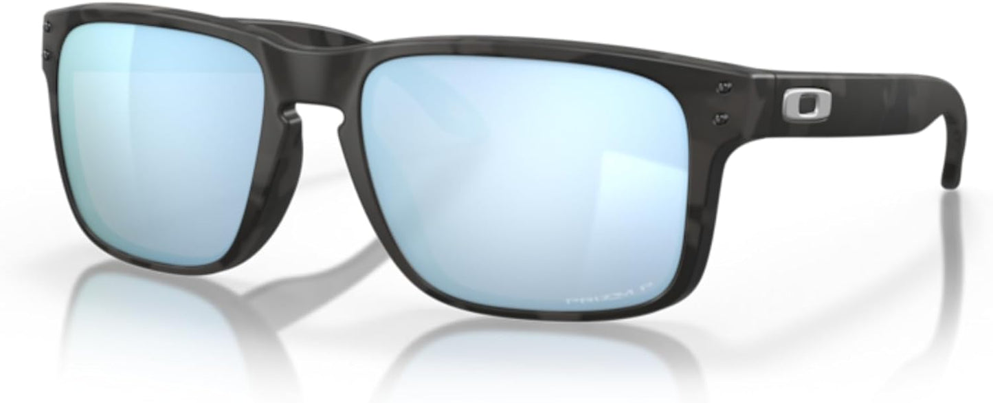 OAKLEY Holbrook OO9102 Square Sunglasses for Men+ Bundle Accessory Leash Kit, Microfiber Pouch