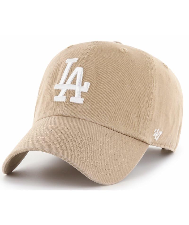 Los Angeles Dodgers Baseball Cap - Khaki Adjustable Hat for Sports Fans