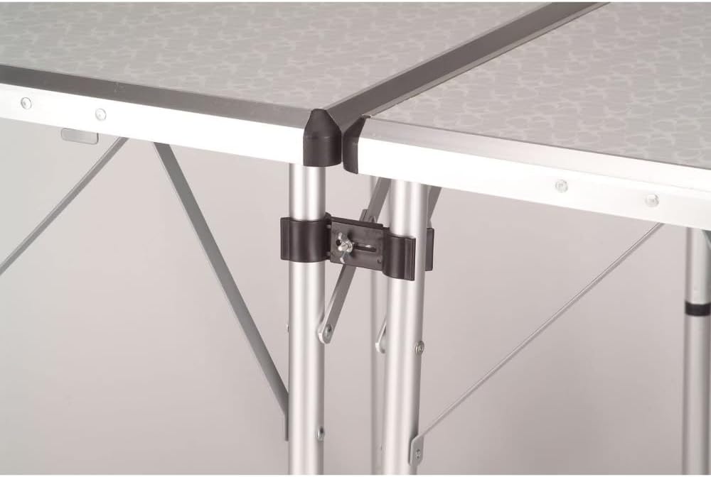 Coleman 4-in-1 Outdoor Folding Table, Lightweight Camping Table with 3 Adjustable Heights & Carry Handle, Great for Patio/Deck, Camping, Tailgating, & More
