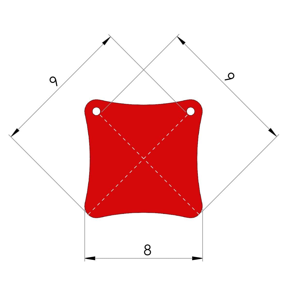 Ferus Outdoors AR500 Steel Shooting Target – 3/8" Thick Plate for Handgun & Rifle (9mm, .223, .308) – Portable Steel Target for Range Practice, Backyard Plinking & Precision Training (8")