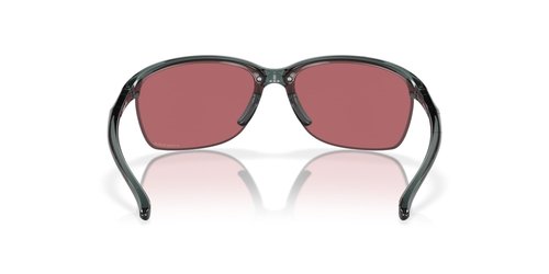 Oakley Women's Oo9191 Unstoppable Rectangular Sunglasses, Crystal Black/Prizm Dark Golf, 65 mm