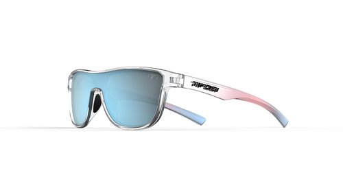 Tifosi Optics Sizzle Sunglasses (Avant Clear - Smoke Bright Blue Mirror Lens)