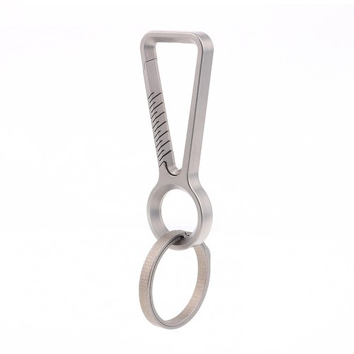 Titanium Keychain with Key Ring Key Holder Quick Release Keychain Mini Comapct Size EDC Tool