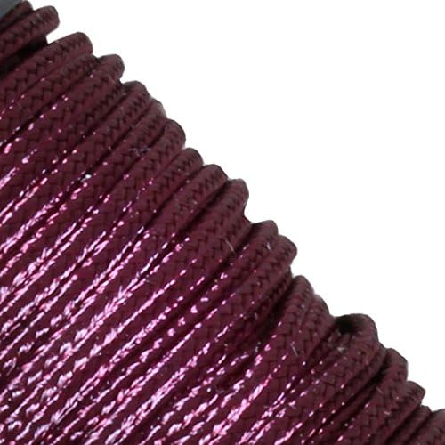 JIG PRO SHOP Black 1.18mm x 125' Micro Cord Paracord - Made in The USA