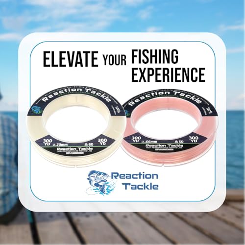 Fluorocarbon Fishing Line - 40lb, 50 Yards, Clear, Pro Grade Leader or Main