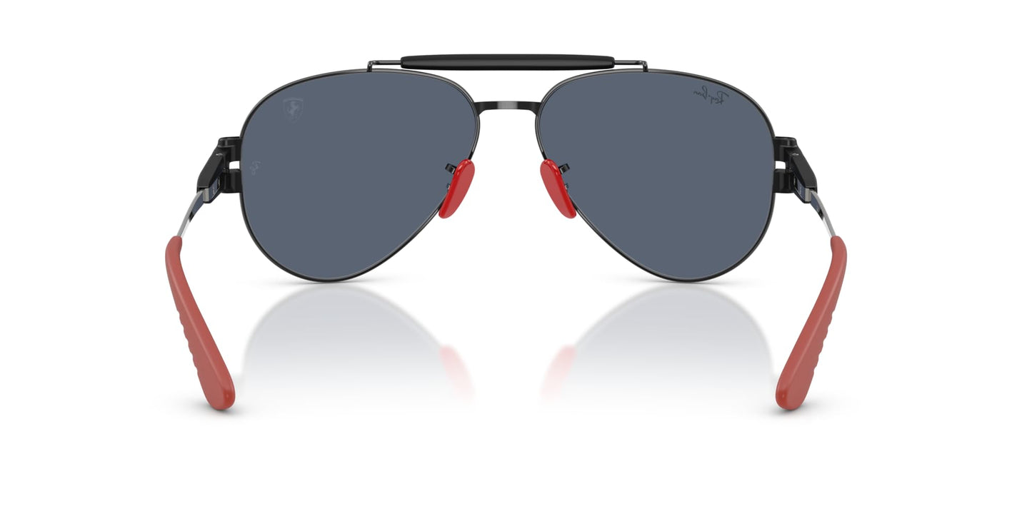 Ray-Ban RB3762M Sunglasses, Black/Dark Grey, 58 mm