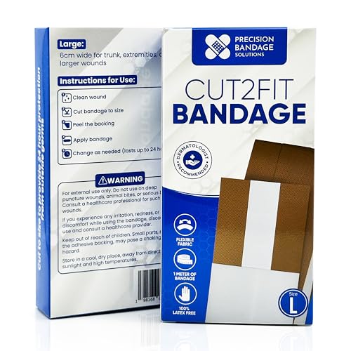 Large Flexible Fabric Adhesive Bandages - Custom Wound Care, Breathable & Long-Lasting
