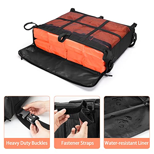 Fasrom T-Top Boat Storage Bag for 4 Life Jackets - Heavy Duty Nylon
