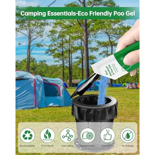 Portable Toilet Gel Camp Toilet Gel Portable Poo Gel
