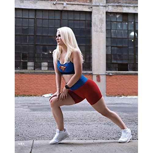 DC Comics Workout Biker Shorts for Women Seamless Scrunch Short Gym Yoga Fitness Wonder Woman Batman Harley Quinn Superman
