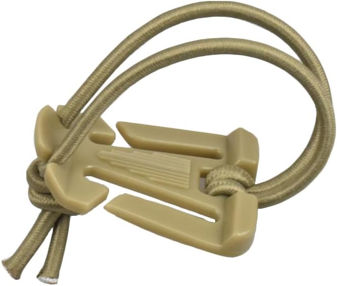 Jadedragon Multipurpose Tactical 360 Rotation D-Ring Clips/Locking Carabiner/Hydration Tube Clips/Elastic String Strap Management Tool for MOLLE Webbing Attachment Backpacks