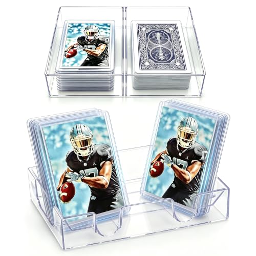 100 Clear Hard Plastic Card Sleeves 3x4 Inches for Trading Cards & Collectibles