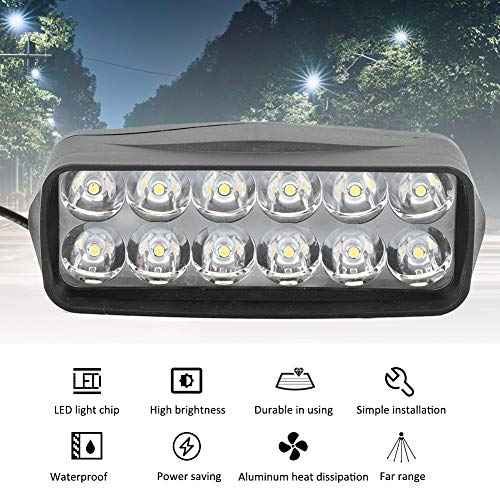 Universal High Brightness 12V-80V Electric Motorcycle LED Light Headlights, Waterproof Electro-Tricycle LED Light Tricycle Conversion Lamp Electric Bike Lights