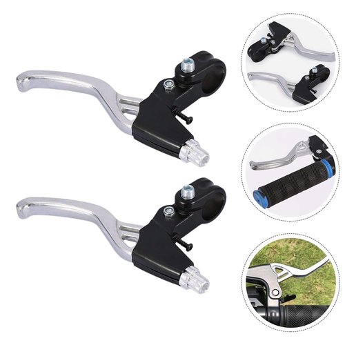Sosoport 1 Pair Bike Brake Levers Universal Clutch Brake Handle Levers Perch Mountain Bike Grips for Most Bicycle Road Bike Mountain Bike