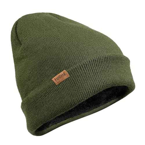 Beanie for Men Winter Thermal Cuffed Knit Hat Warm Gifts Womens Beanies