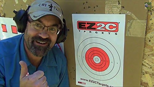 EZ2C 5-Pack Bright Gun & Rifle Paper Targets - Highly Visible 11" x 17" Shooting Targets for Range & Outdoor Use