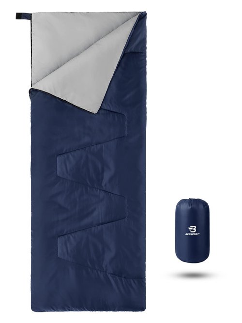 Bessport Lightweight Sleeping Bag, Ultralight Backpacking Sleeping Bag, 3 Season Waterproof for Adults Kids, Outdoor, Hiking, Camping