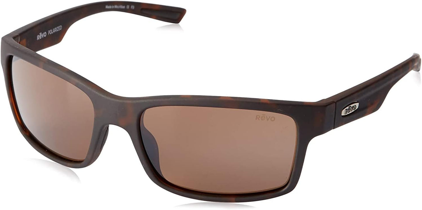 Revo Sunglasses Crawler: Polarized Lens with Performance Rectangle Wrap Frame