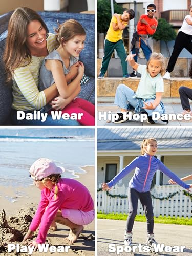 Girls Lightweight Baggy Joggers Pants - 5-6 Years Black Variation
