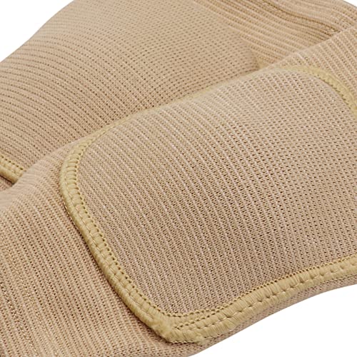Men Women Protective Knee Pads - Medium/Nude, Anti-Slip Padded Sports Support