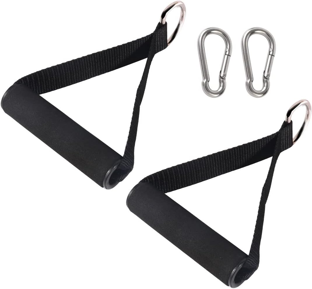 Premium Exercise Pull Handles, Resistance Bands Handle, Fitness Handle, Workout Handles Dense Foam Wrap Handle Replacement Fitness Equipment for Pilates, Yoga, Strength Training