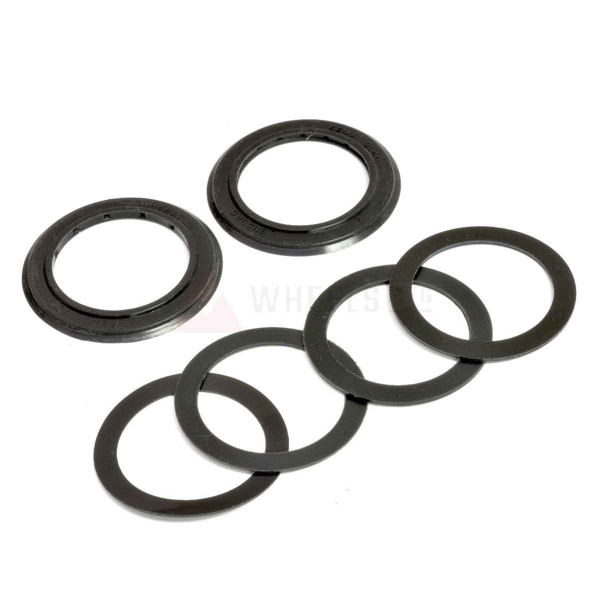 PF30 Threaded Angular Contact Bearings for 30mm Bikes - Wheels Manufacturing, Black