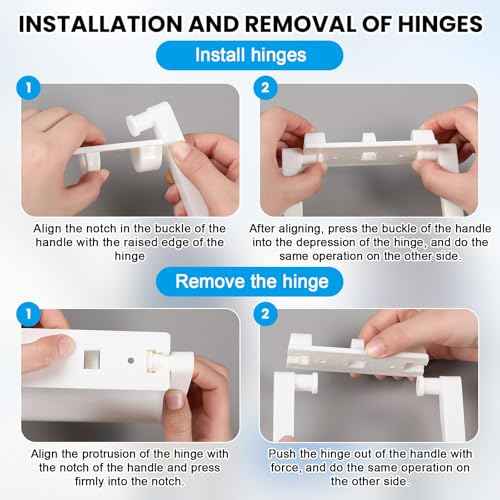 White Cooler Replacement Handles Parts Compatible with Igloo 21023 for 25-72 qt Coolers Plastic Cooler Accessories Kits