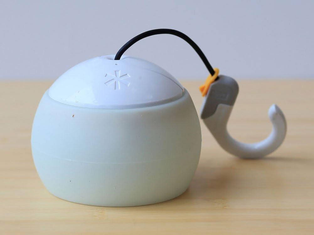 Snow Peak's Hozuki Lantern, Snow, ES-070WH, Made in Japan, Lifetime Product Guarantee, Lightweight, Compact for Camping or Backpacking, Camping Light, One Size