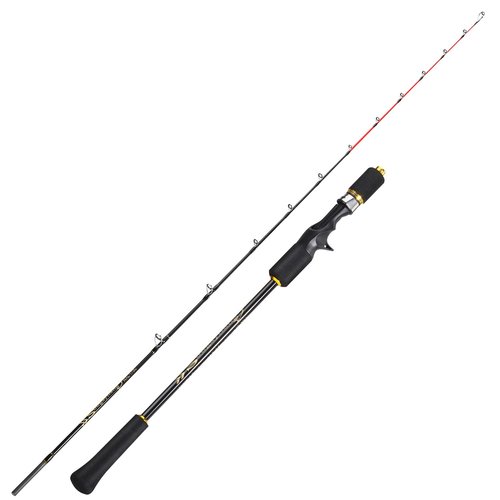 Sougayilang Slow Pitch Jigging Rod, 40 Ton Carbon Fiber Blank, 2-Piece Casting Rod for Snapper, Grouper ，Tuna，Hairtail and Spanish Mackerel
