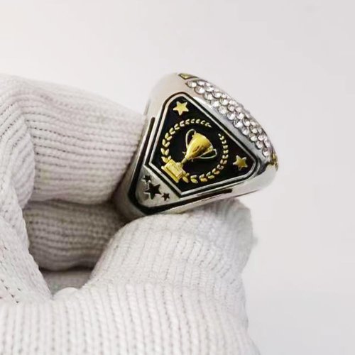 guancrown Goat Championship Rings Award Trophy Medal Greatest of All Time Gift for Tournament or League Champion Winner (just Ring, Size 10)