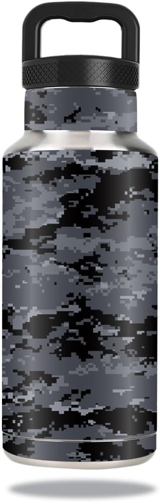 MightySkins Skin Compatible with Ozark Trail Water Bottle 36 oz wrap Cover Sticker Skins Digital Camo