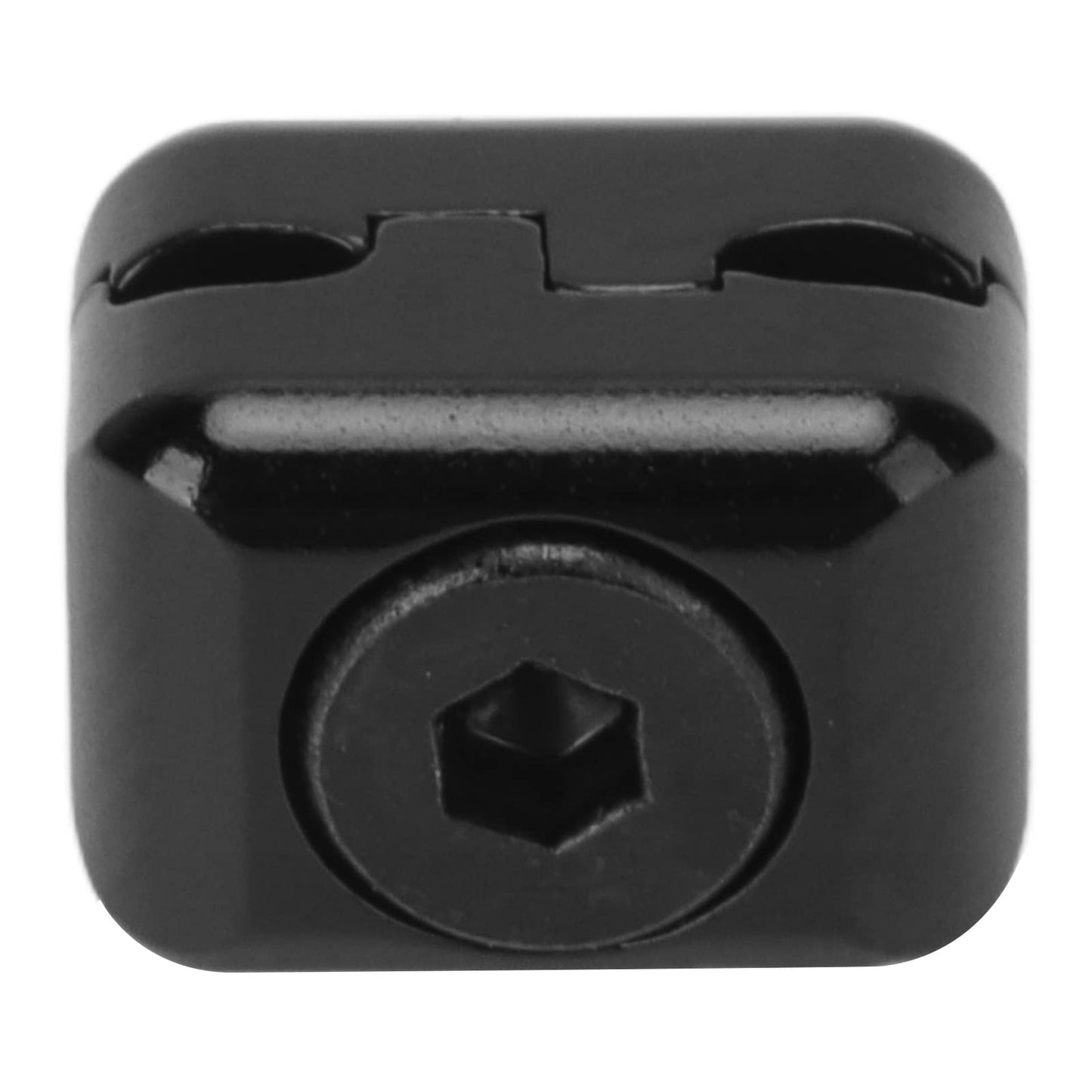 Qiilu Drop Away Rest Clamp Buckle Rest Clamp Buckle Aluminum Alloy Rest Cable Clamp Buckle Metal Fastener Clip Archery Bowstring Adjustment Knob for Drop (Black)
