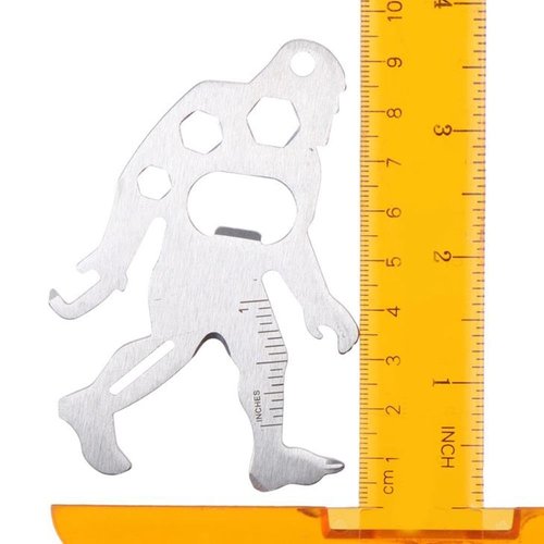 napkery 2 Pcs Multi-Tool Carabiners Stainless Steel Construction for Hiking Kayaking Camping Travel and Outdoor Bigfoot Gifts for Men Women