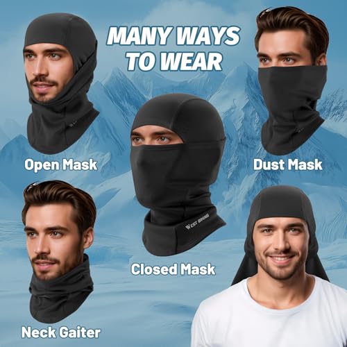 Balaclava Winter Ski Mask, Unisex Windproof and Thermal Mask, Cold Weather Thermal Sports Balaclava