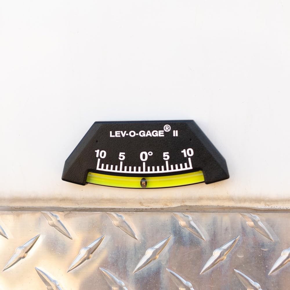 Sun Company Lev-o-Gage II - Marine Clinometer | Fore and AFT Trim Aid | Shatterproof Flex-Tube Design Boat Clinometer