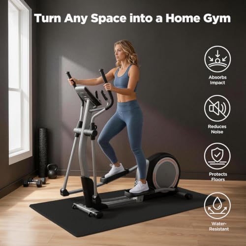 AIRHOP Extra Thick Interlocking Gym Floor Tiles 18 Pack - Anthracite