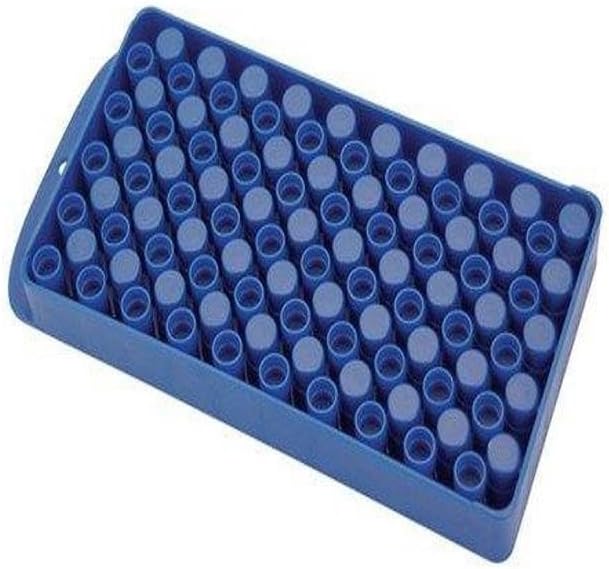 Universal Reloading Tray for Convenient 50 Round Brass Storage,blue