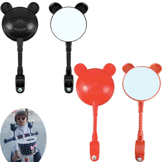 YehVeh 4 Pack Kids Bike Mirror Toddler Tricycle Mirrors Kids Tricycle Rear View Mirror Kids Trike Mirror Toddler Balance Bike Rearview Mirror for Toddler Trike Bike Kids Trikes Kids Kick Scooter