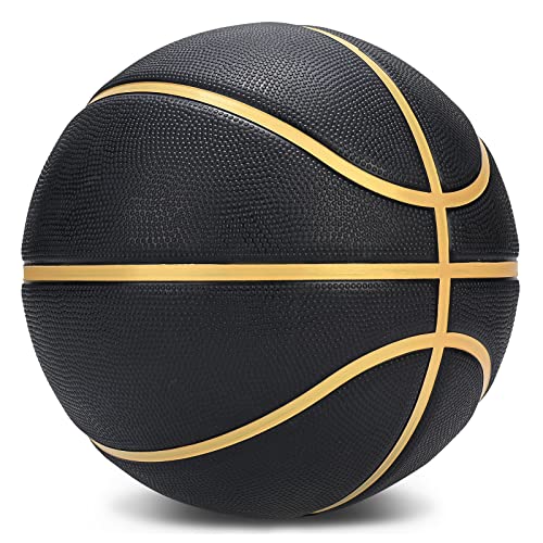 Size 5 Rubber Basketball for Indoor Outdoor Play - Youth & Adult Sports Equipment