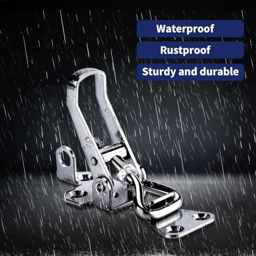 316 Stainless Steel Marine Toggle Latch Clamp Lockable Cabinet Hinge