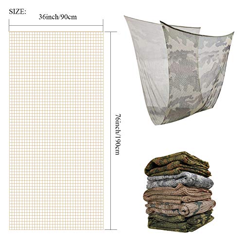 Desert Digital Sniper Veil Netting Camo Scarf for Hunting & Shooting - Men’s Gun Wrap
