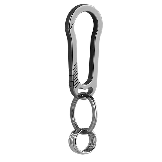 1981LIFE Titanium Key Chain, Carabiner Keychain Clip for Keys, Heavy Duty Car Key Chains Organizer for Men and Women