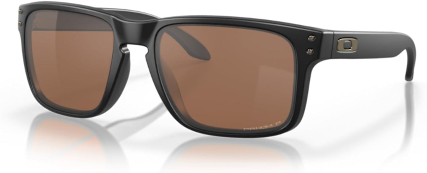OAKLEY Holbrook OO9102 Square Sunglasses for Men+ Bundle Accessory Leash Kit, Microfiber Pouch